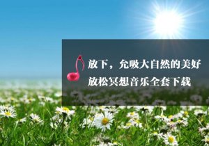 瑜伽放松冥想音乐全套下载